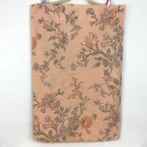 Vintage Cannon botanical floral percale pillowcase set of 2